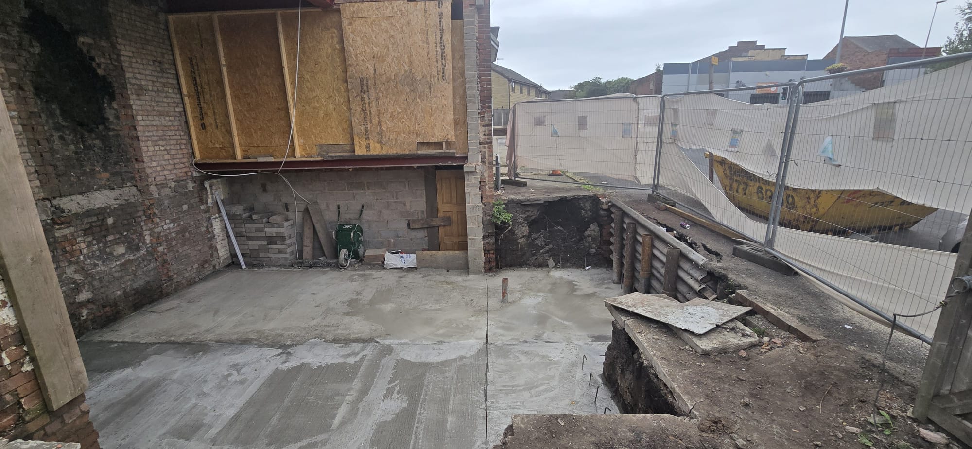 Piled slab and RC raft works in Warrington
